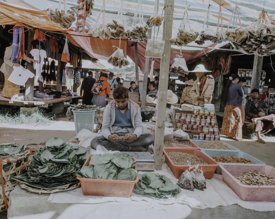 Markt in Myanmar