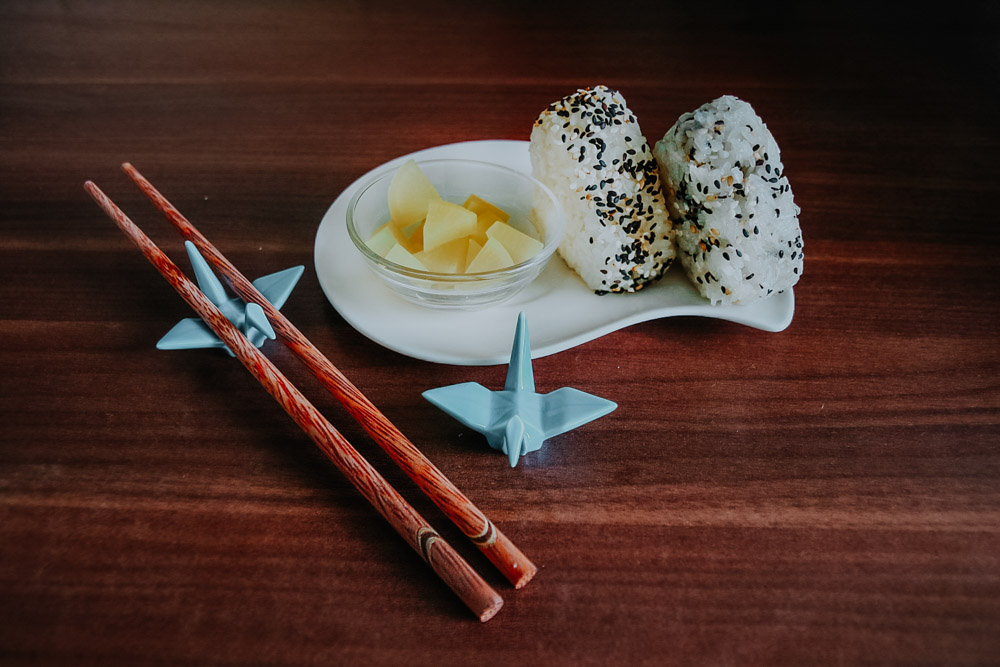 gefüllte Onigiri mit Oshinko