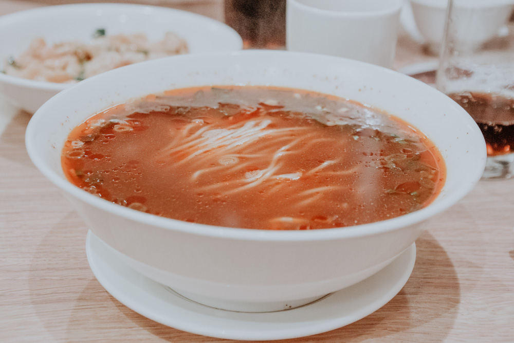 Braised Beef Noodle Soup in Din Tai Fung