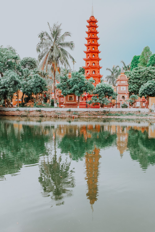 geniale Plätze in Hanoi - Tran Quoc Pagoda