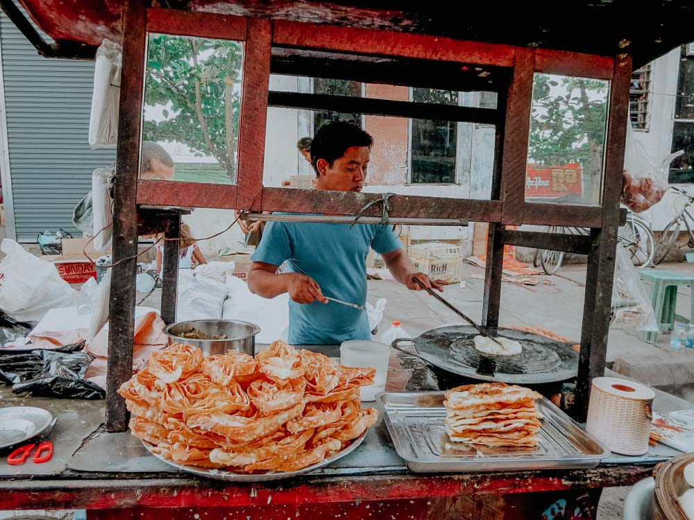 fritierter Snack Myanmar