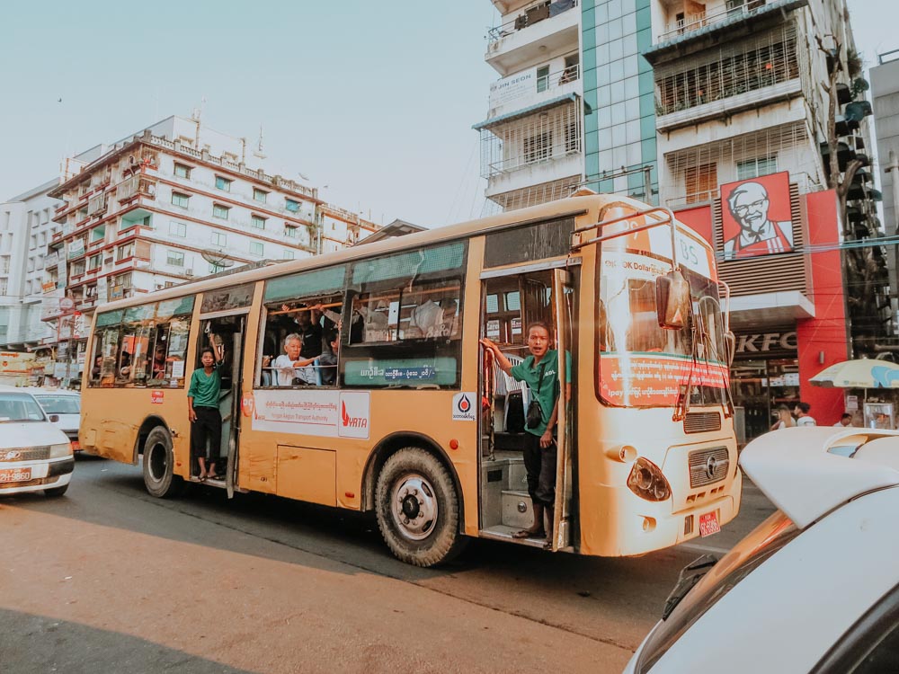 Public Bus Yangon