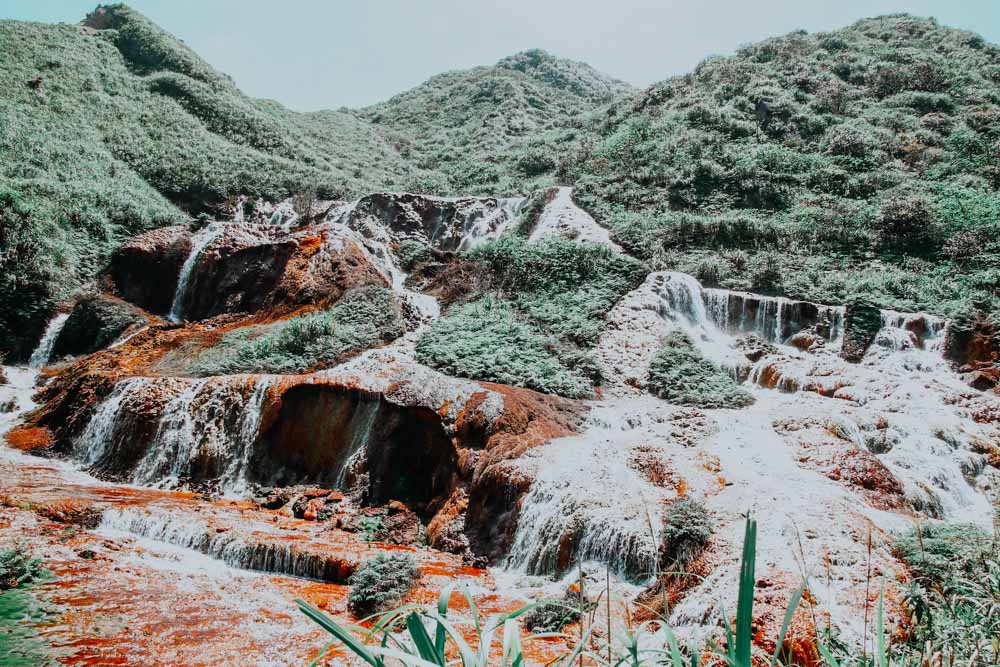 Golden Waterfall in Taiwan