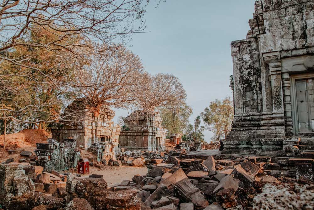 Sonnenuntergang in Angkor: Phnom Bok Tempel