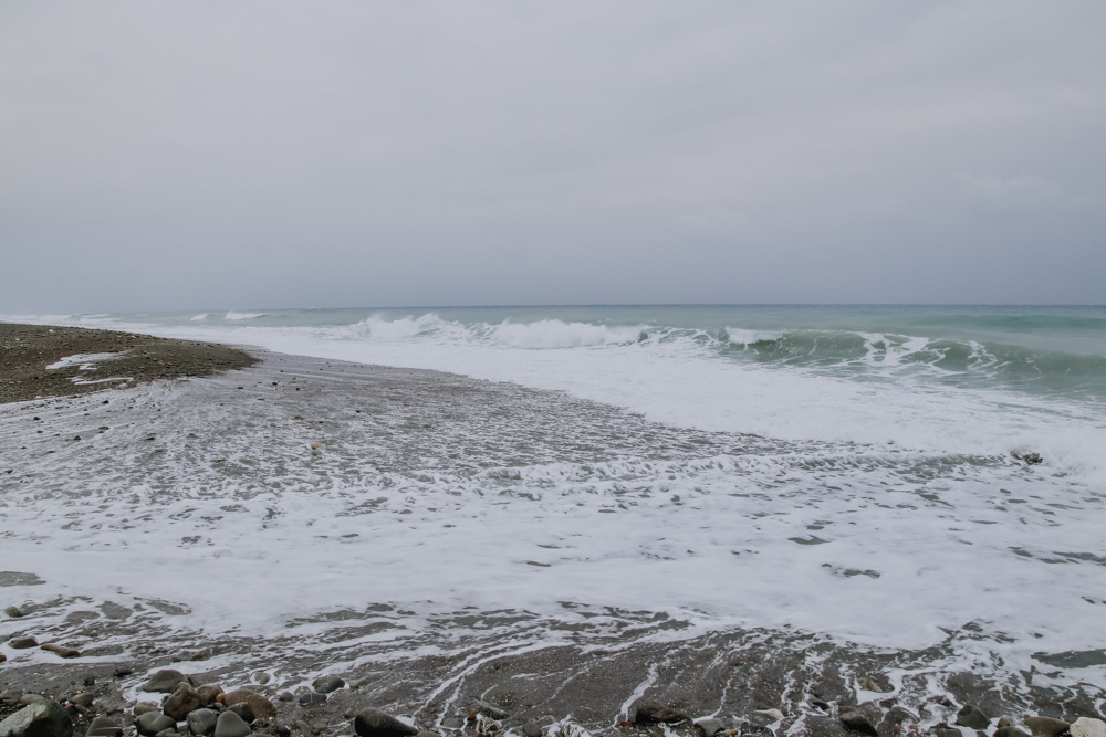 Strand an der taiwanesischen Ostküste