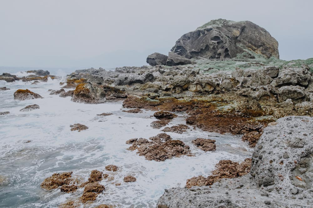 Turtle Rock auf Sanxiantai in Taiwan