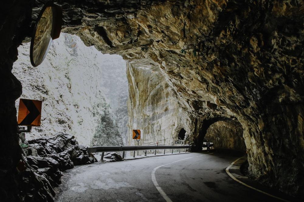 Swallow Grotto in der Taroko Schucht