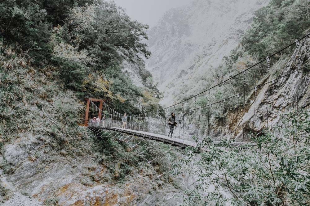 Taroko Schucht Taiwan - Baiyan Waterfall