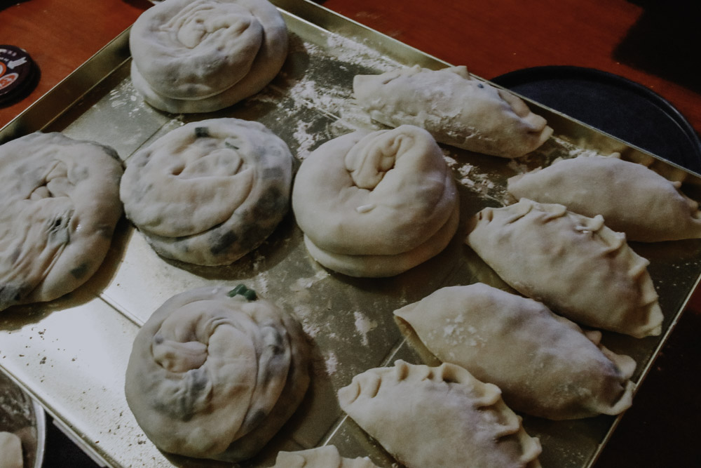 Jodie's Kitchen Cooking Class - Green Onion Pancakes und Dumplings