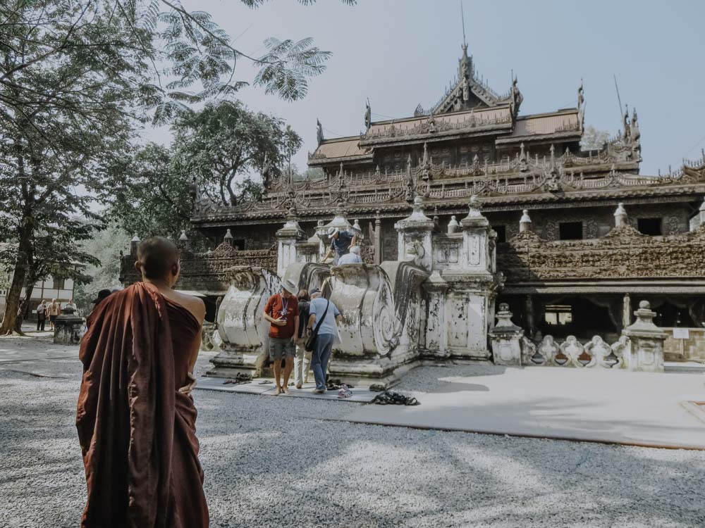 Shwenandaw Monastery in Myanmar