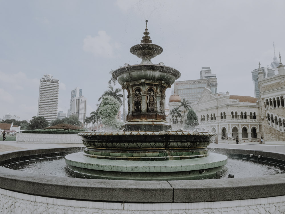 Victoria Fountain in Kuala Lumpur