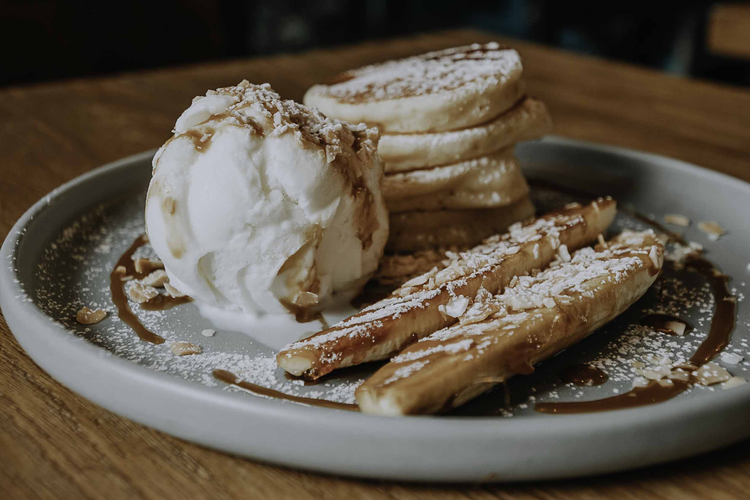 Pancake im Blue Whale Café