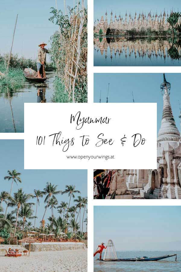 Pin it! Myanmar - 101 Things to See and Do