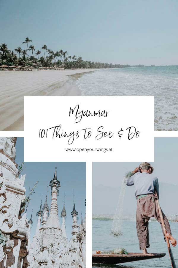 Pin it! Myanmar - 101 Things to See and Do