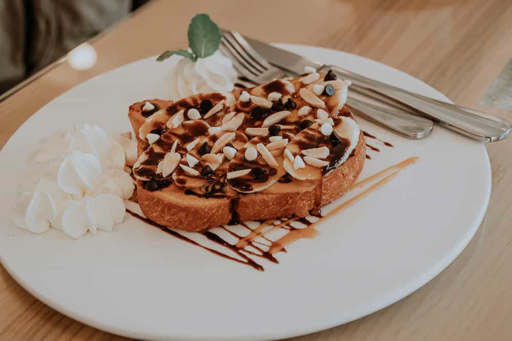 Süßer Toast in Barneo Cafe